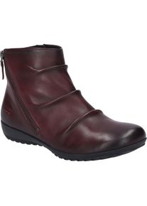 Stiefelette Josef Seibel "Naly 61, bordeaux", Damen, Gr. 45, rot (bordeaux), Obermaterial: 100% Rindsleder Leather cow., Schuhe Stiefelette