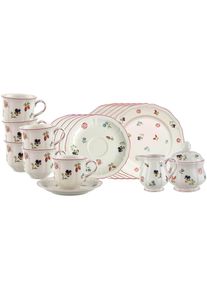 Villeroy & Boch Geschirr-Set VILLEROY & BOCH "Kaffeeservice Petite Fleur 20er Set bunt", bunt, 20, Porzellan, Geschirr-Sets, Geschirr-Set, Sp&uuml;lmaschinenfest, Mikrowellensicher