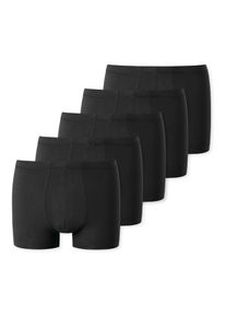 Boxer uncover by Schiesser "Uncover Cotton", Herren, Gr. M, schwarz (000, schwarz), Single Jersey, Obermaterial: 95% Baumwolle, 5% Elasthan, k&ouml;rpernah, Unterhosen Boxer, ohne Eingriff, elastisch, Single Jersey-Qulit&auml;t