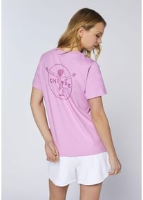T-Shirt Chiemsee, Damen, Gr. 40, orchid, 100% Baumwolle, Rundhals, Shirts T-Shirt