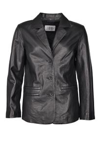 Lederjacke JCC "Lederblazer 310174401", Damen, Gr. 40, schwarz, Obermaterial: 100% Lammleder LEL. Futter: 100% Polyester PES., Jacken Lederjacke