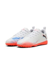 Fu&szlig;ballschuh Puma "FUTURE 8 PLAY TT JR", Kinder, Gr. 34, Puma wei&szlig;, Puma schwarz, glowing rot, Synthetik, Schuhe Fu&szlig;ballschuh, f&uuml;r synthetische Hartpl&auml;tze, f&uuml;r Jugendliche