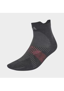 Funktionssocken adidas Performance "RUN LIGHT ANKLE", Damen, Gr. M, carbon, grau five, Obermaterial: 100% Polyamid, Socken Funktionssocken