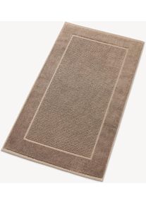 Badematte Christy "Supreme", braun (mocha), H:7mm, Baumwolle, Badematten, Badematte, Premium Badematte in Luxusqualit&auml;t 1000g/m&sup2;, 50 x 90, 2er Set