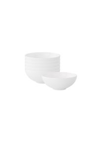 Villeroy & Boch Schale VILLEROY & BOCH "Sch&auml;lchen Royal &oslash; 11 cm 6er Set wei&szlig;", wei&szlig;, Sch&uuml;sseln, Schale