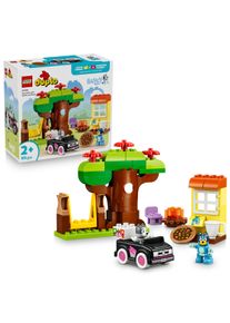 Konstruktionsspielsteine Lego "Pizza-Schwestern mit Muffin und Bluey (10469), Lego DUPLO Bluey", bunt, Spielbausteine, Kinder, Kunststoff, Konstruktionsspielsteine, Made in Europe