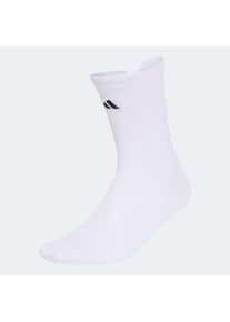 Funktionssocken adidas Performance "RUN MSG CREW", Damen, Gr. XL, wei&szlig;, schwarz, Obermaterial: 100% Polyamid, Socken Funktionssocken