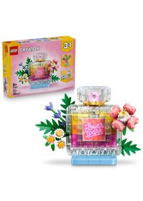 Konstruktionsspielsteine Lego "Parf&uuml;mflasche mit Blumendeko (31383), Lego Creator", bunt, Spielbausteine, Kinder, Kunststoff, Konstruktionsspielsteine, Made in Europe