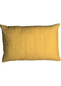 Kissenbezug CASATEX "Uni", gelb (curry), B:40cm L:80cm, Satin, Baumwolle, Kissenbez&uuml;ge, Kissenbezug, Uni Design, Rei&szlig;verschluss, tolle Farben