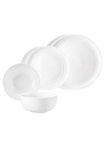 Geschirr-Set Seltmann Weiden "Basic-Set Terra 6er Set", wei&szlig;, 6, Porzellan, Geschirr-Sets, Geschirr-Set, Sp&uuml;lmaschinenfest, Mikrowellensicher, Ofenfest