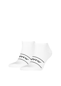Levi's Sneakersocken LEVI'S "LEVIS LOW CUT SPORT", Damen, Gr. 43-46, wei&szlig;, Baumwollmischung, elastisch, Socken Sneakersocken, f&uuml;r Damen und Herren, Cotton-Mix, modisch, elastisch