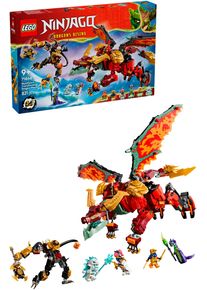Konstruktionsspielsteine Lego "Wyldfyres Drachenmech (71868), Lego Ninjago", bunt, Spielbausteine, Kinder, Kunststoff, Konstruktionsspielsteine, Made in Europe