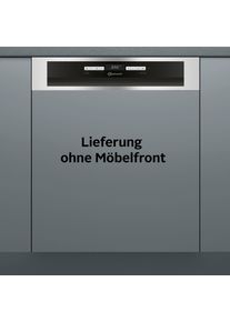 Bauknecht teilintegrierbarer Geschirrsp&uuml;ler, Energieeffizienz: C, silber (silberfarben), B:59,8cm H:82cm T:55,5cm, Geschirrsp&uuml;ler, teilintegrierbarer Geschirrsp&uuml;ler