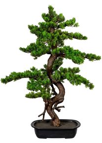 Kunstbonsai Creativ green "Bonsai", gr&uuml;n, B:55cm H:85cm, Kunststoff, Kunstpflanzen, Kunstbonsai