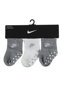 ABS-Socken Nike Sportswear "NHN CORE FUTURA GRIPPER", M&auml;dchen, Gr. 86-92, grau (dk grau heat), Baumwollmischung, Socken ABS-Socken, f&uuml;r Babys und Kinder