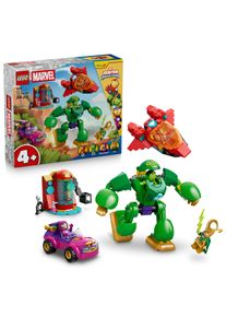 Konstruktionsspielsteine Lego "Loki vs. Team Iron Man (11211), Lego Disney Junior Marvel", bunt, Spielbausteine, Kinder, Kunststoff, Konstruktionsspielsteine, Made in Europe