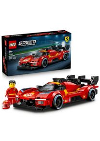 Konstruktionsspielsteine Lego "Ferrari 499P (77261), Lego Speed Champions", rot (bunt), Spielbausteine, Kinder, Kunststoff, Konstruktionsspielsteine, Made in Europe