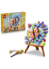Konstruktionsspielsteine Lego "Deko-Blumengem&auml;lde (31390), Lego Creator", bunt, Spielbausteine, Kinder, Kunststoff, Konstruktionsspielsteine, Made in Europe