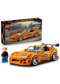 Konstruktionsspielsteine Lego "The Fast and The Furious Toyota Supra MK4 (77260)", bunt, Spielbausteine, Kinder, Kunststoff, Konstruktionsspielsteine, Lego Speed Champions; Made in Europe
