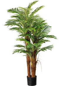 Kunstpalme Creativ green "Arecapalme", gr&uuml;n, H:160cm, Kunststoff, Kunstpflanzen, Kunstpalme