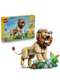 Konstruktionsspielsteine Lego "Wilde Tiere: Majest&auml;tischer L&ouml;we (31386), Lego Creator", bunt, Spielbausteine, Kinder, Kunststoff, Konstruktionsspielsteine, Made in Europe