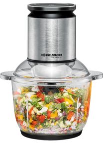 Rommelsbacher Zerkleinerer "MZ 600", silber (edelstahl, glas), B:22cm H:28cm T:18cm, Zerkleinerer, Zerkleinerer