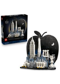 Konstruktionsspielsteine Lego "New York City &ndash; The Big Apple (21066), Lego Architecture", bunt, Spielbausteine, Kinder, Kunststoff, Konstruktionsspielsteine, Made in Europe