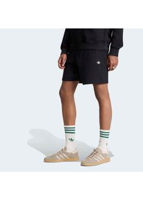 Shorts adidas originals "TREFOIL ESSENTIALS FLEECE", Herren, Gr. XXL, N-Gr, schwarz (schwarz, normal, gr.), Obermaterial: 100% Baumwolle, Hosen Shorts