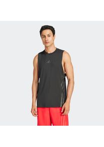 Tanktop adidas Performance "D4T 3S TANK", Herren, Gr. S, schwarz, Obermaterial: 81% Polyester, 14% Lyocell, 5% Elasthan, Rundhals, Tops Tanktop