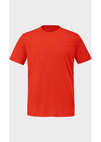 Sch&ouml;ffel Funktionsshirt SCH&Ouml;FFEL "T Shirt Style Chipoma MEN", Herren, Gr. 58, 5480, orange, Oberstoff: 92% Polyester, 8% Elasthan, Rundhals, Shirts Funktionsshirt