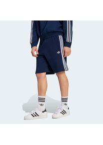 Shorts adidas originals "3S SHO", Herren, Gr. XXL, N-Gr, blau (night indigo, wei&szlig;, normal, gr.), Obermaterial: 100% Baumwolle, Hosen Shorts, sportlicher Stil, f&uuml;r Stra&szlig;e und Zuhause, aus weichem French Terry
