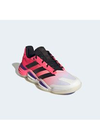 Hallenschuh adidas Performance "STABIL 16 INDOOR", Herren, Gr. 48, solar turbo, trace grau metallic, core schwarz, Synthetik, Textil, Schuhe Hallenschuh, Handballschuh