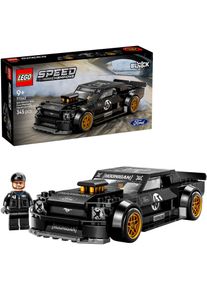Konstruktionsspielsteine Lego "Ken Blocks 1965 Ford Mustang Hoonicorn V1 (77262)", schwarz (bunt), Spielbausteine, Kinder, Kunststoff, Konstruktionsspielsteine, Lego Speed Champions; Made in Europe