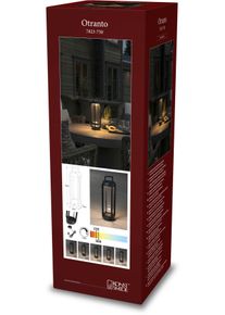 Konstsmide LED Laterne "Otranto", schwarz, &Oslash; 15cm H: 44cm, 2 Stk., Leuchten, Otranto LED USB-Latene 44cm schwarz, dimmbar 2700K/3000K, LED Laterne