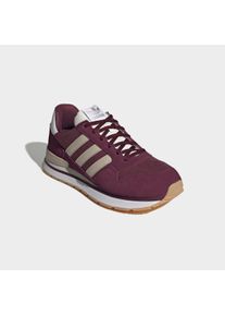 Sneaker adidas originals "ZX 500 RS", Damen, Gr. 41, maroon, wonder beige, ftwr wei&szlig;, Leder, Textil, Schuhe Sneaker