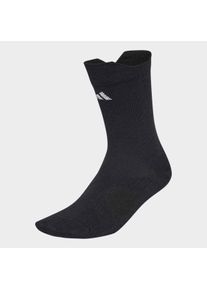 Funktionssocken adidas Performance "RUN MSG CREW", Damen, Gr. M, schwarz, wei&szlig;, Obermaterial: 100% Polyamid, Socken Funktionssocken