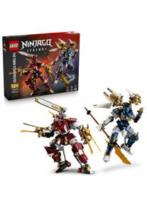 Konstruktionsspielsteine Lego "Die Zwillings-Titanmechs (71870), Lego Ninjago", bunt, Spielbausteine, Kinder, Kunststoff, Konstruktionsspielsteine, Made in Europe