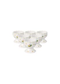 Villeroy & Boch Eierbecher VILLEROY & BOCH "Eierbecher Easter Delight &oslash; 4,8 cm 6er Set gr&uuml;n", gr&uuml;n, B:4,8cm H:4,5cm &Oslash;:4,8cm, Porzellan, Eierbecher, Eierbecher, Mikrowellengeeignet