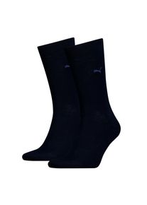 Socken Puma "Puma MEN CLASSIC SOCK 2P", Jungen, Gr. 47-49, blau (navy), Baumwollmischung, normal, Socken Socken, mit modischem Branding