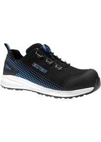 Sicherheitsschuh Elten "JORAN BOA Low" Gr. 37, schwarz (schwarz, blau), 37, Obermaterial: 100% sonstige Fasern AF., Schuhe, Sicherheitsschuh