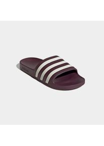 Badesandale adidas Sportswear "AQUA ADILETTE", Damen, Gr. 43, maroon, sanftes wei&szlig;, sanftes wei&szlig;, Synthetik, Schuhe Badesandale, Badelatschen