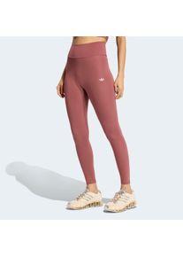 Leggings adidas originals "ESS PES TIGHTS", Damen, Gr. XXL, N-Gr, quiet crimson, normal, gr., Obermaterial: 80% Polyester, 20% Elasthan, Hosen Leggings