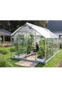 Gew&auml;chshaus Vitavia "Merkur 11500", silber (silberfarben), B:254cm T:441cm, Gew&auml;chsh&auml;user, Gew&auml;chshaus