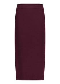 Strickrock Betty Barclay "Strickrock mit Seitenschlitzen", Damen, Gr. 40, lila (schwarz aubergine), Einsatz: 55% Viskose CV. 30% Polyester PES. 15% Polyamid PA., R&ouml;cke Strickrock