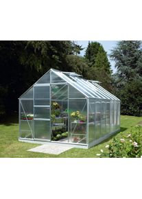 Gew&auml;chshaus Vitavia "Merkur 11500", silber (silberfarben), B:254cm T:441cm, Gew&auml;chsh&auml;user, Gew&auml;chshaus