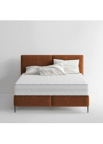 Livetastic , Wei&szlig; , Textil , H3 + H4 , F&uuml;llung: Schaumstoff, Taschenfederkern , 100x220 cm , Wendematratze ,