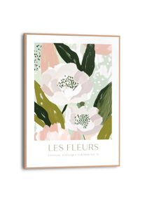 Poster Reinders "Blumen", rosa (farbe bild(er): rosa), B:30cm H:40cm T:1,6cm, Bilder, Poster, K&uuml;che - Rosa - MDF - Blumen und Pflanzen - 30x40 cm