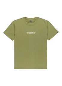 T-Shirt Quiksilver "Ev Fineline", Jungen, Gr. 12(148-156cm), gr&uuml;n (loden gr&uuml;n), Obermaterial: 100% Baumwolle;, Shirts T-Shirt