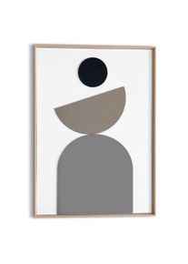 Wandbild Reinders "Abstract Balance", beige (farbe bild(er): beige), B:50cm H:70cm T:3cm, Bilder, Wandbild, Wohnzimmer - Beige - MDF - Abstrakt - 50x70 cm