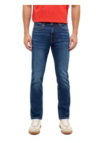 Slim-fit-Jeans Mustang "Herren Style Vegas Slim", Herren, Gr. 33, L&auml;nge 34, 883 dunkelblau, Denim/Jeans, 99% Baumwolle, 1% Elasthan, unifarben, slim fit, Jeans Slim-fit-Jeans